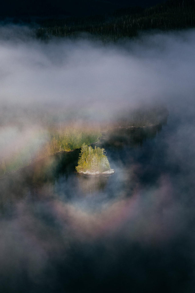 FRAMED BY A FOGBOW