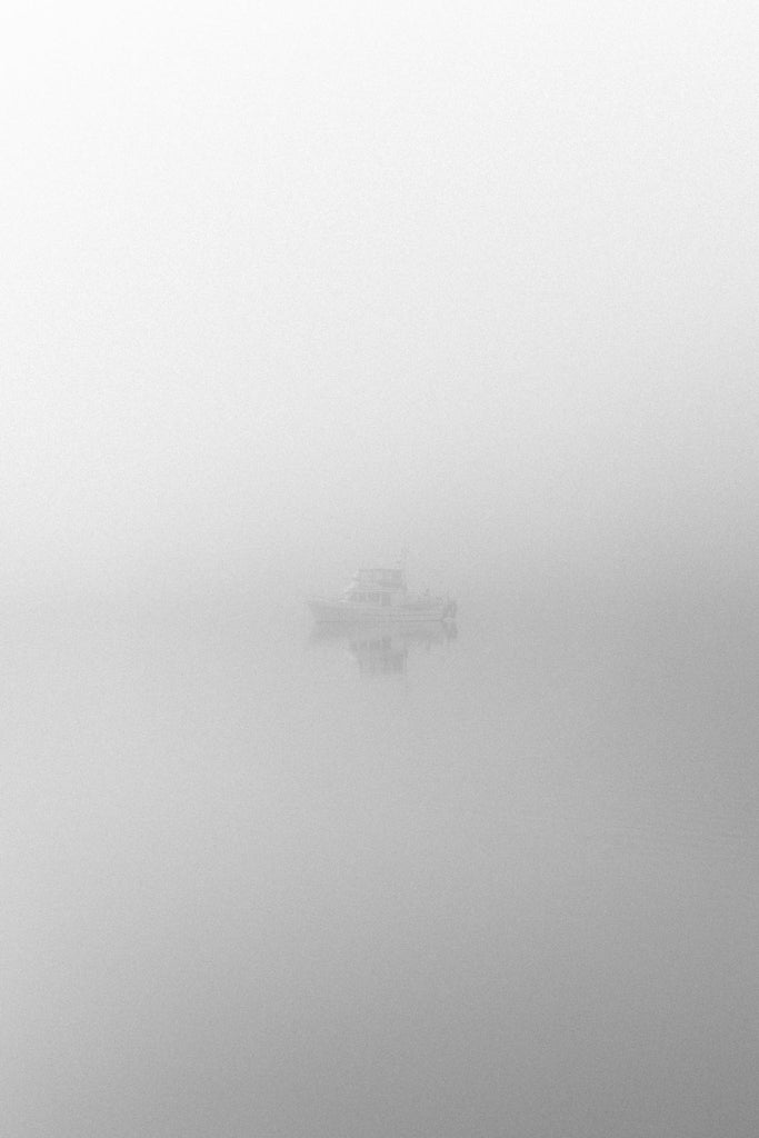 VERY FOGGY BOAT